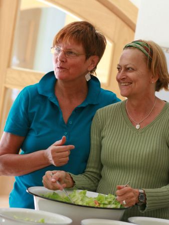 Auch die Küche ist Ort für Begegnung